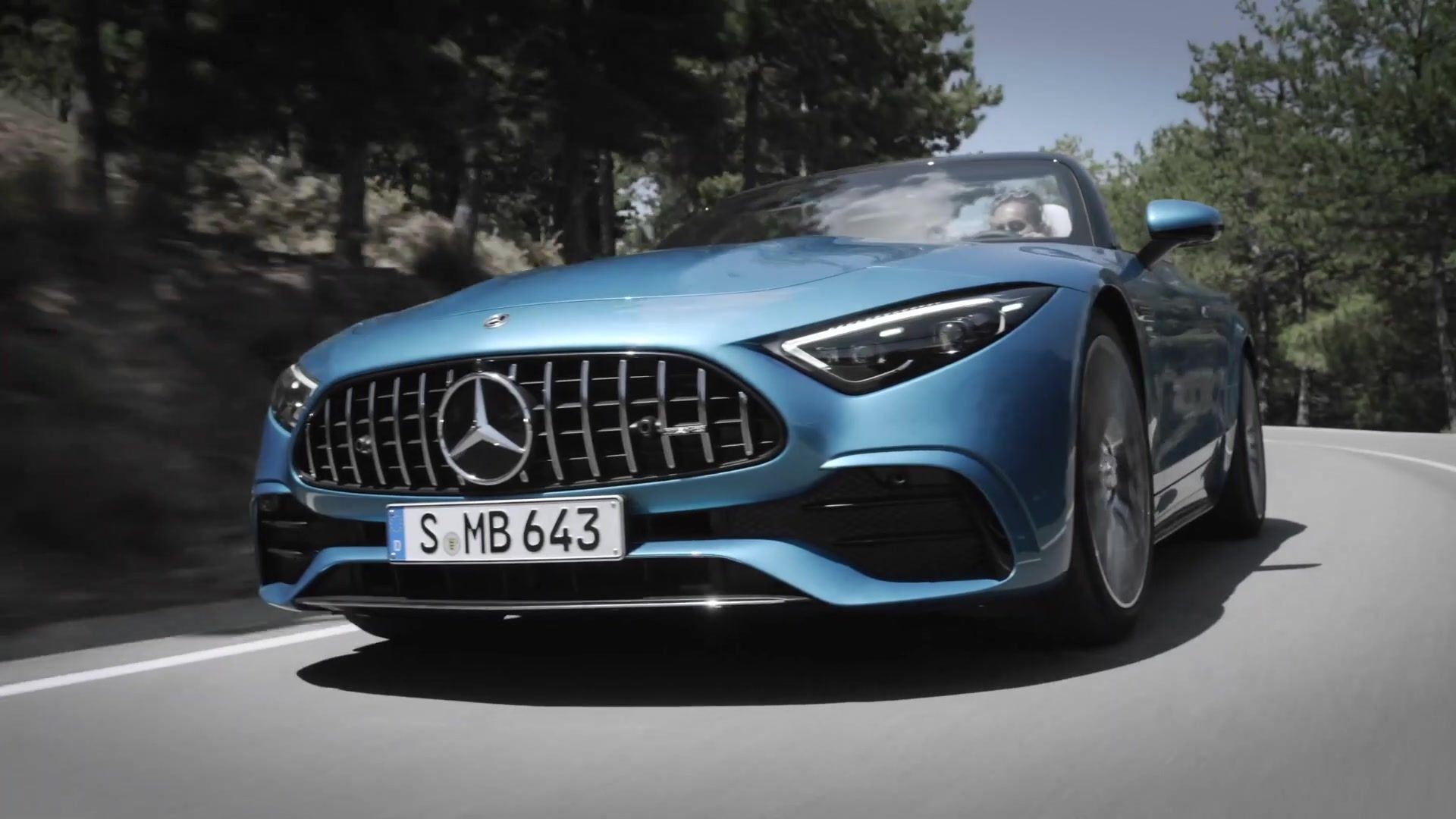 Mercedes Amg Sl Roadster Driving Video