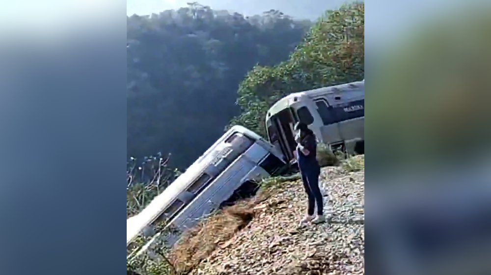 Video: Zug entgleist in Mexiko: Mindestens 13 Tote