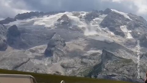 Gletschersturz in Dolomiten: Deutsche unter den Bergsteigern