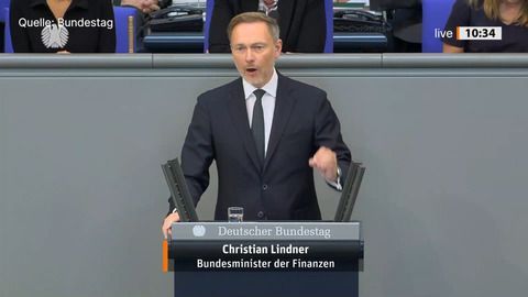 Cambio de política presupuestaria: Lindner subraya la necesidad