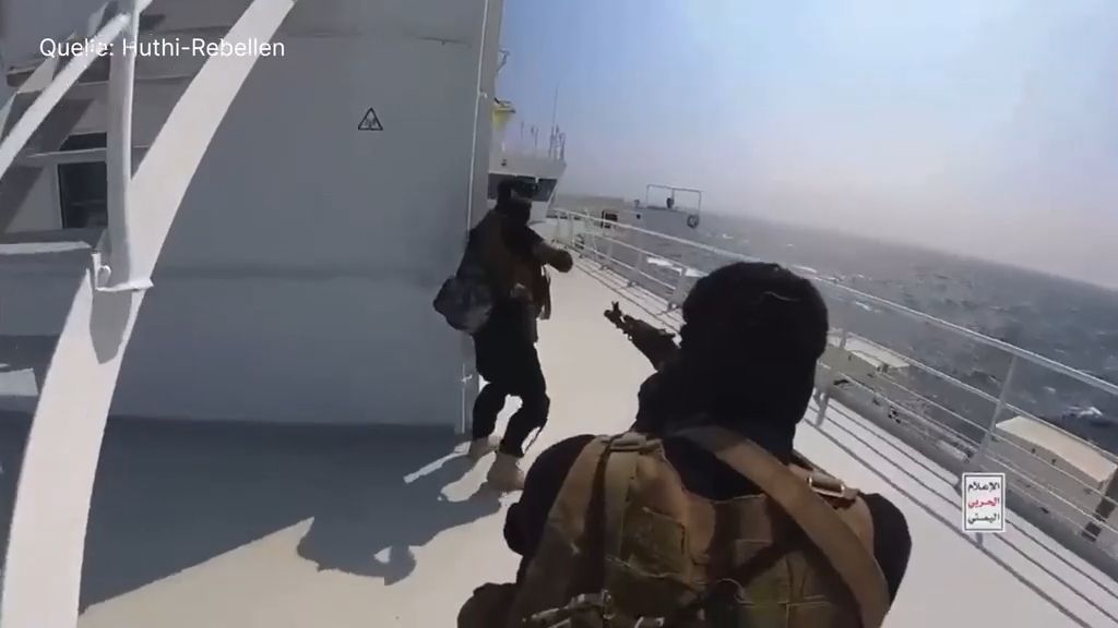 Schiffsentführung durch Rebellen: Video zeigt Vorgehen der Entführer