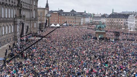 Thronwechsel in Dänemark: Knapp 300 000 jubelten dem neuen König zu