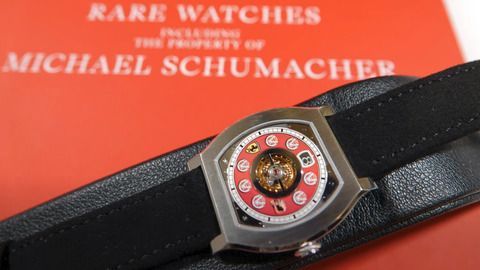 Millionen Erlös bei Uhrenversteigerung von Formel-1-Legende Schumacher