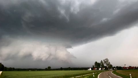 Neue Regenfälle in Süddeutschland - aber nur wenige Einsätze