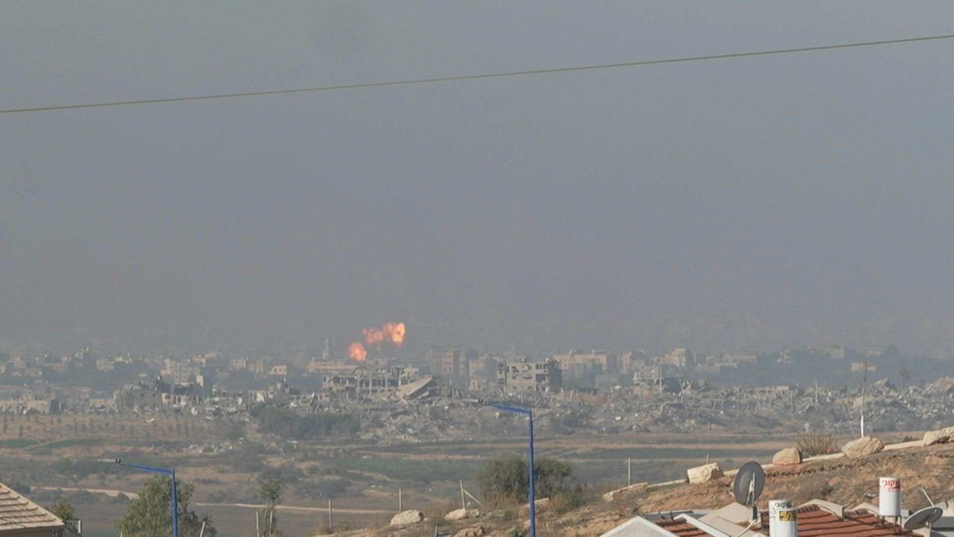 Israeli bombardment of Gaza continues for second day after truce collapse