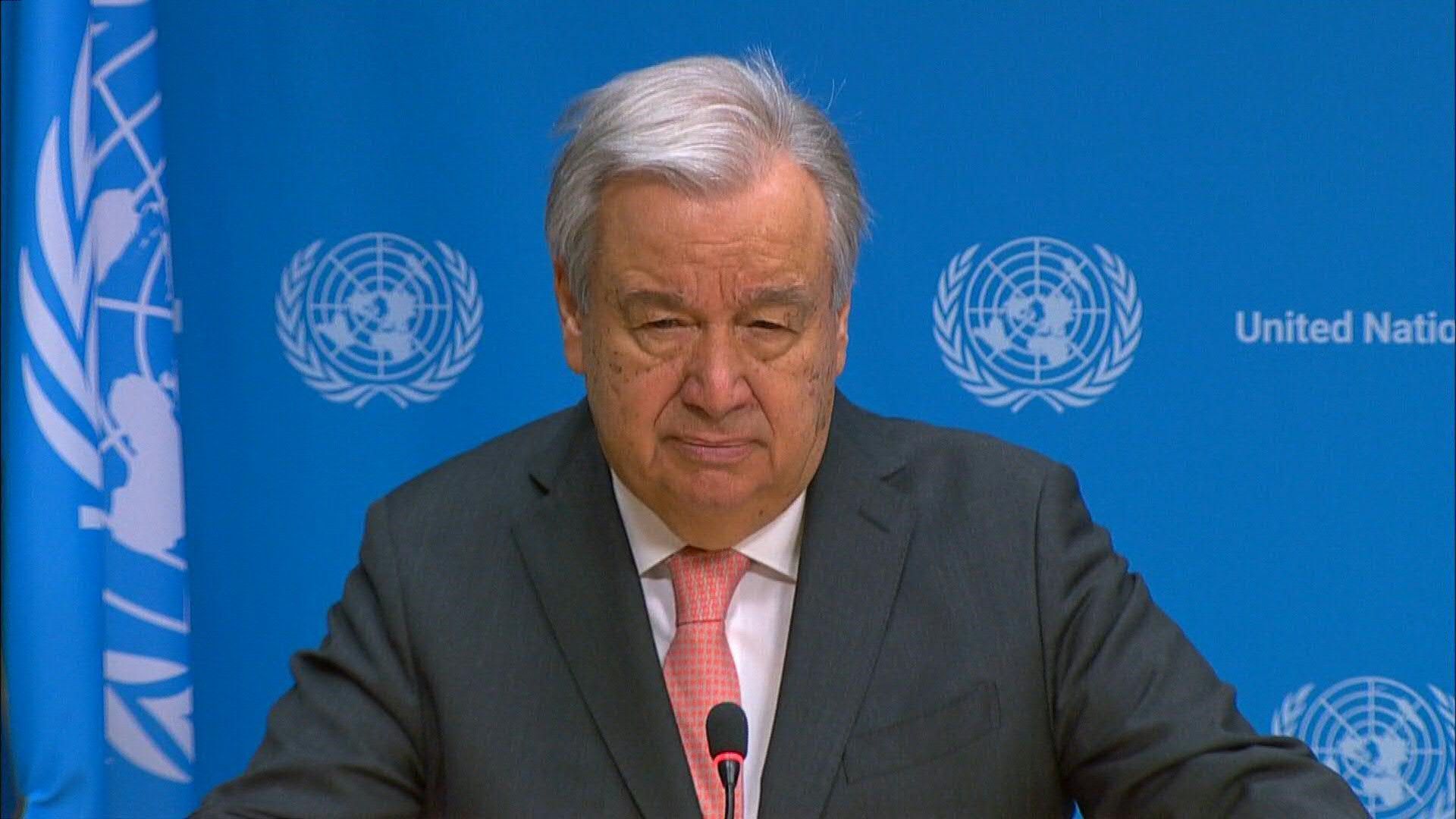 Guterres: "Nichts kann die Bestrafung der Palästinenser rechtfertigen"