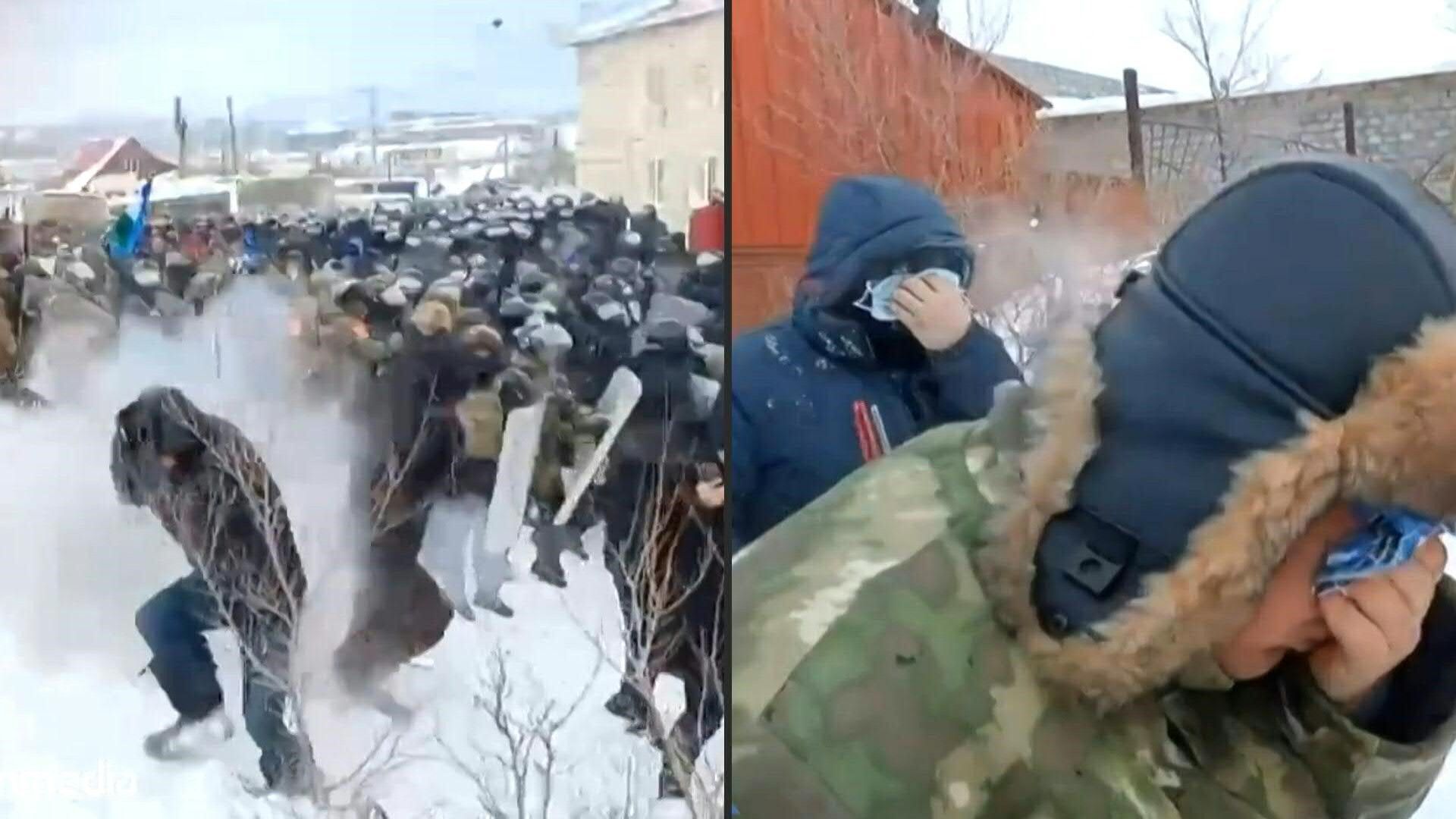 Russland: Zusammenstöße nach Haftstrafe für Oppositionellen