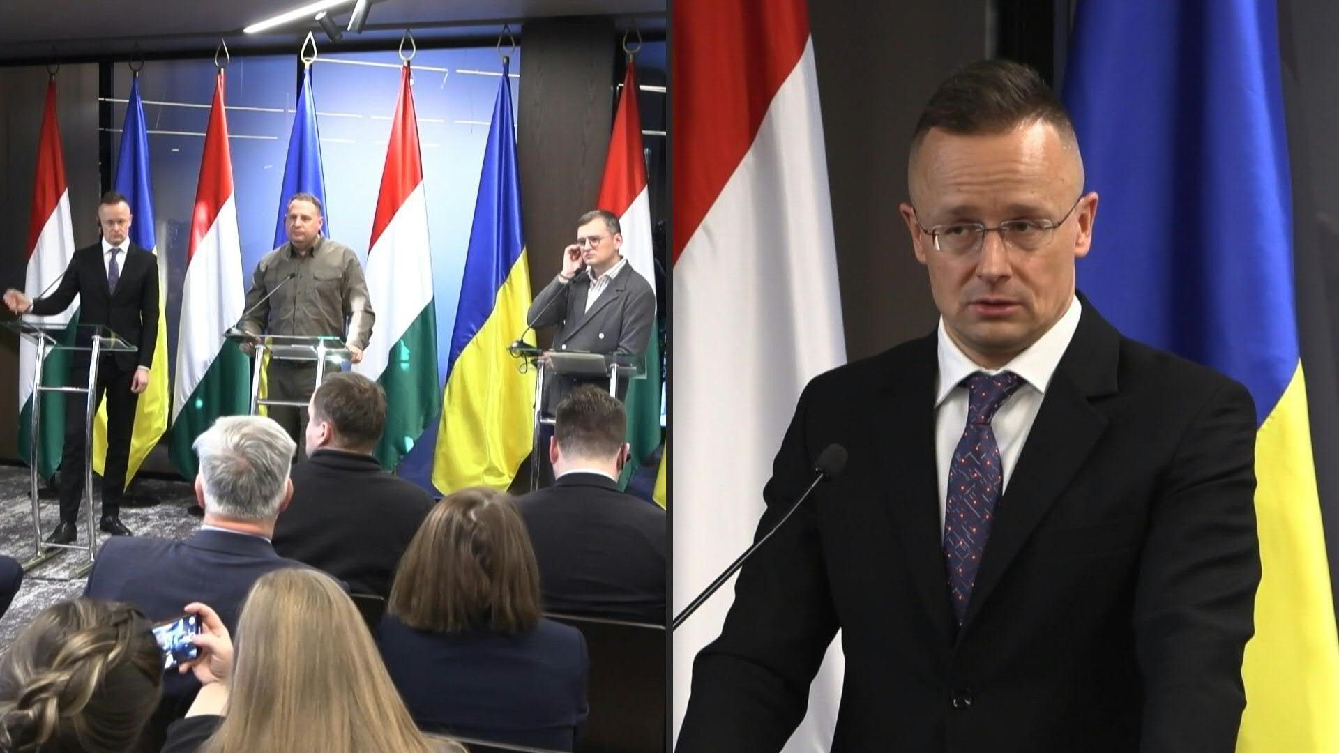 Hungary's FM says 'ready for further collaboration' with Ukraine