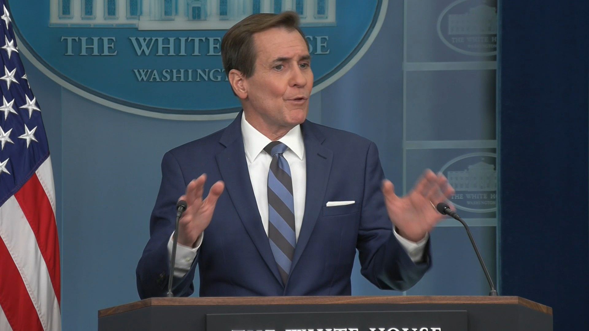 US hits Huthi missile, White House spokesman says