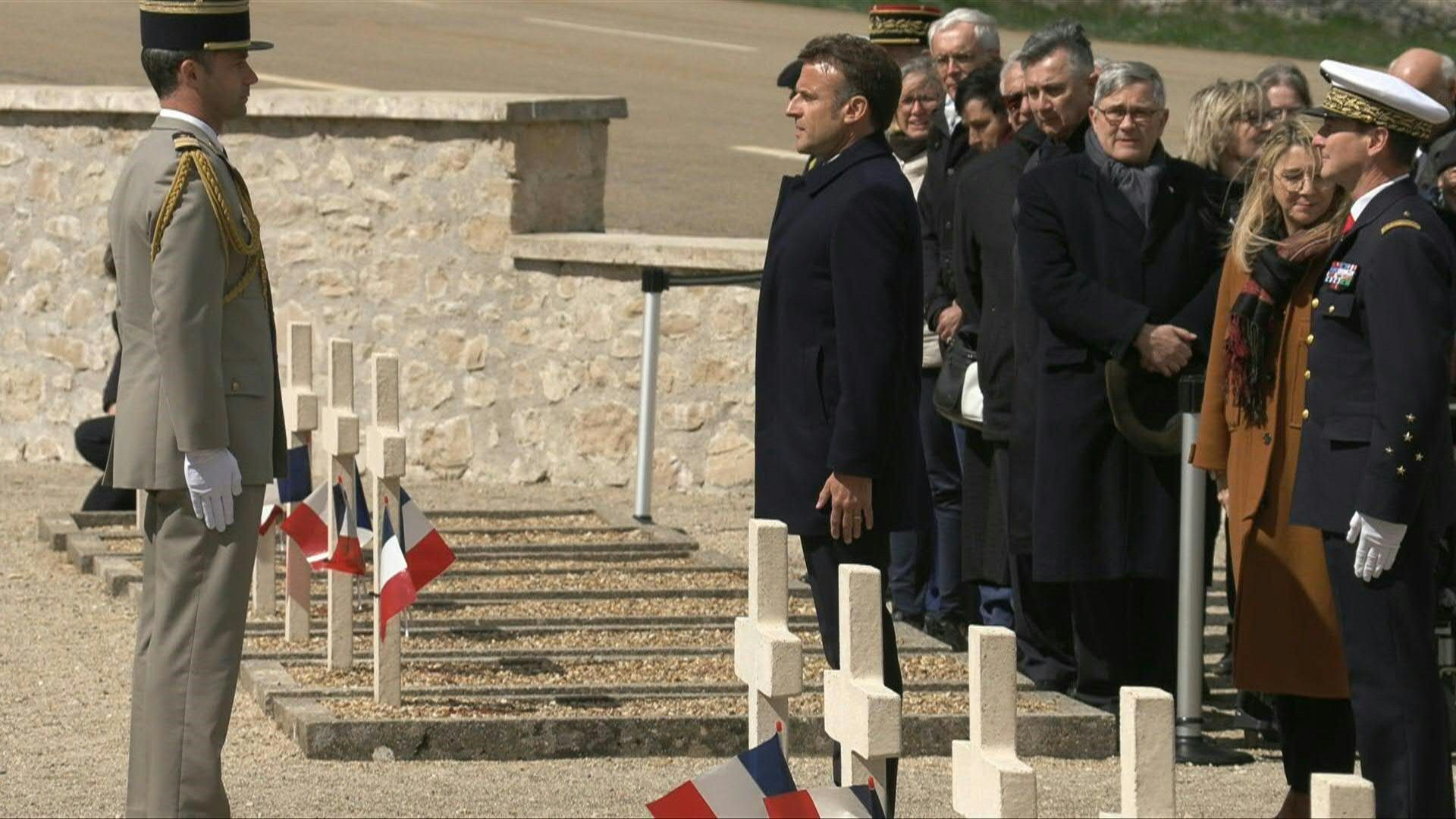 France's Macron honours WWII Resistance, 80 years after attack in the Alps