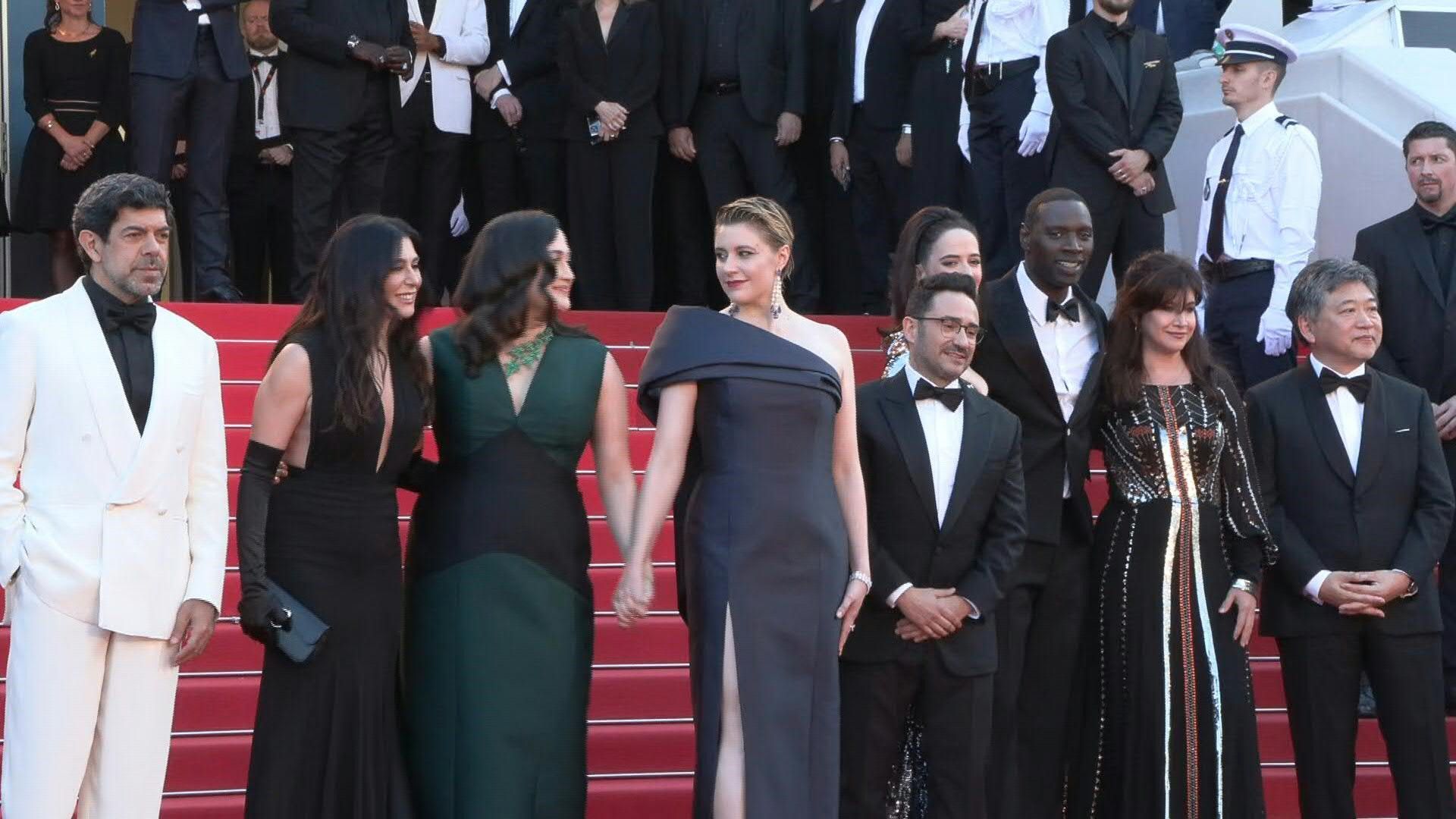 Arrival of the Jury for the closing ceremony of the Cannes Film Festival