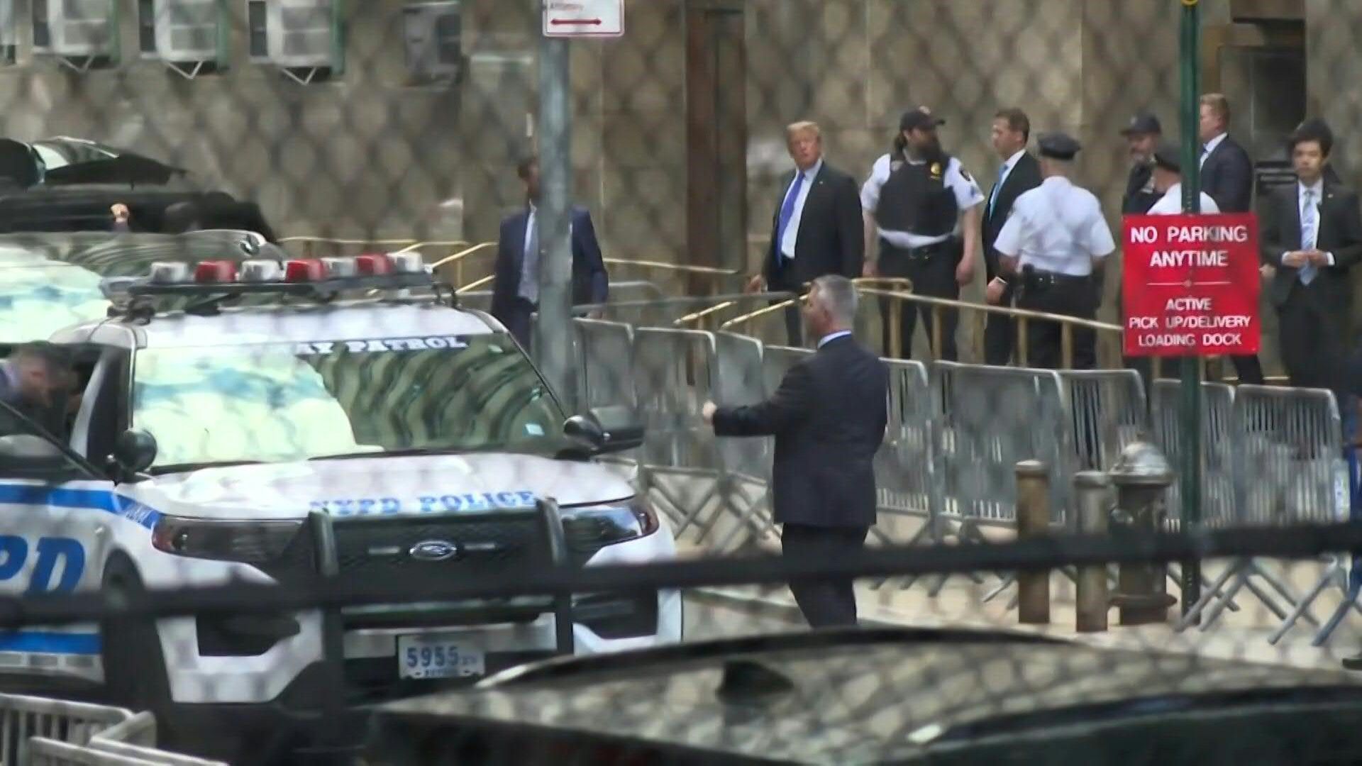 Trump leaves court following guilty verdict in hush-money trial