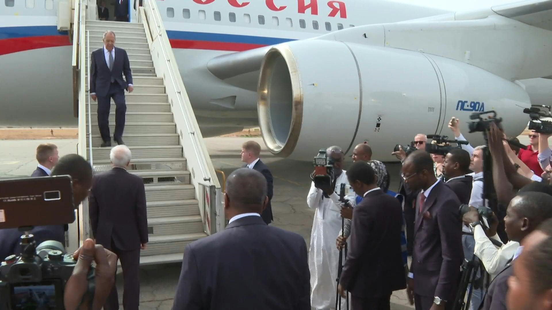 Lavrov arrives in Chad, last stop on African tour