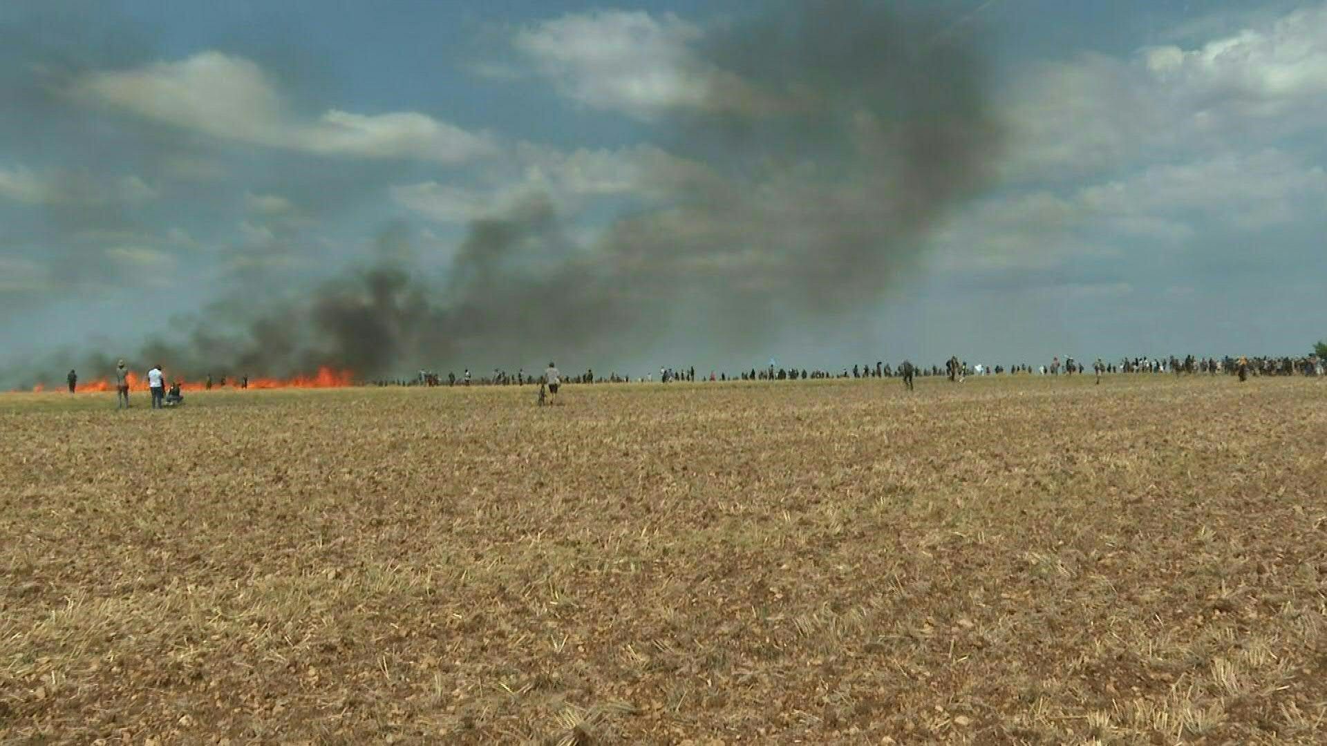 Anti-basin protests: Police crackdown ignites fire in Migné-Auxances
