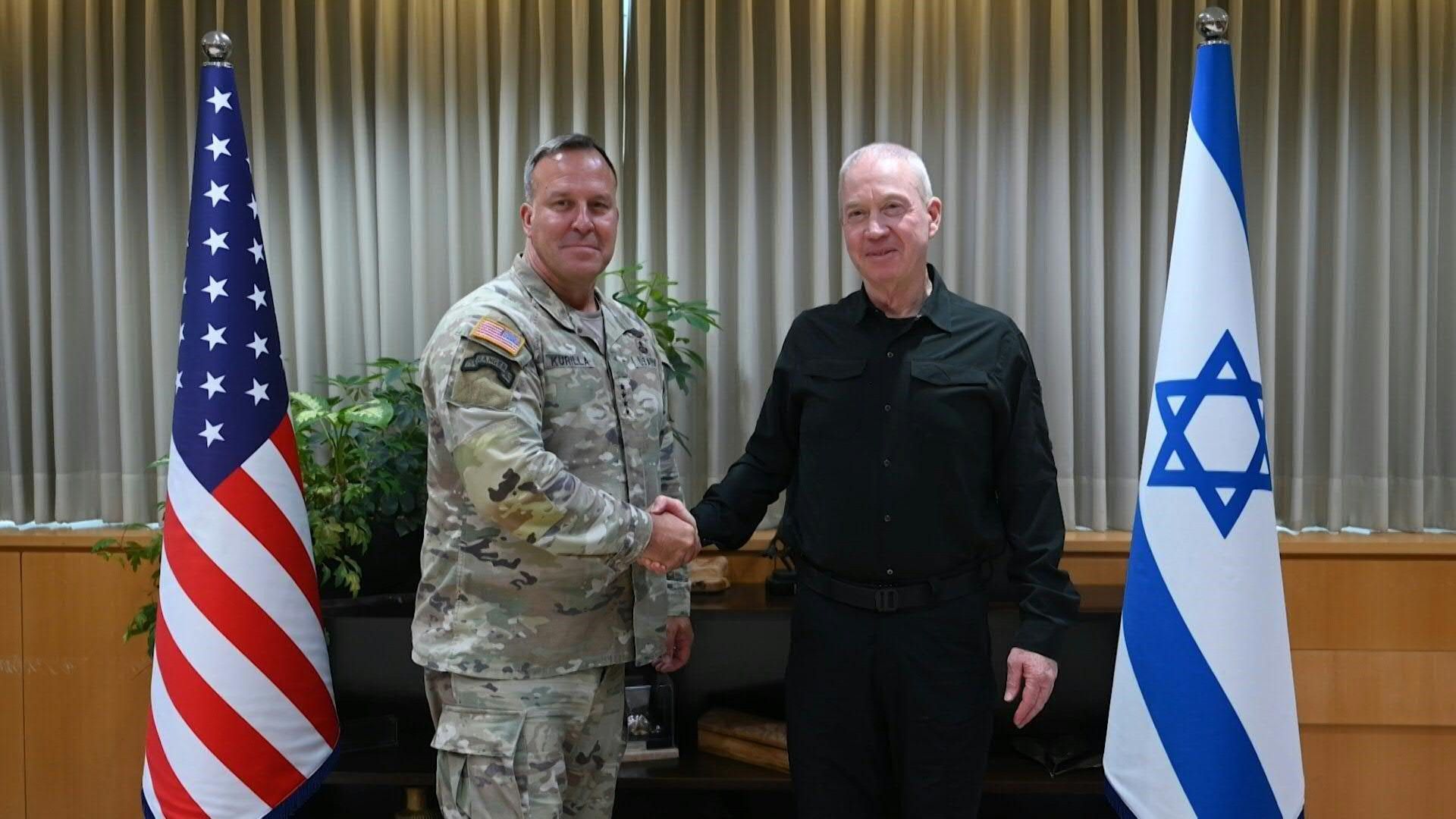US CENTCOM chief Kurilla meets Israeli Defence Minister Gallant