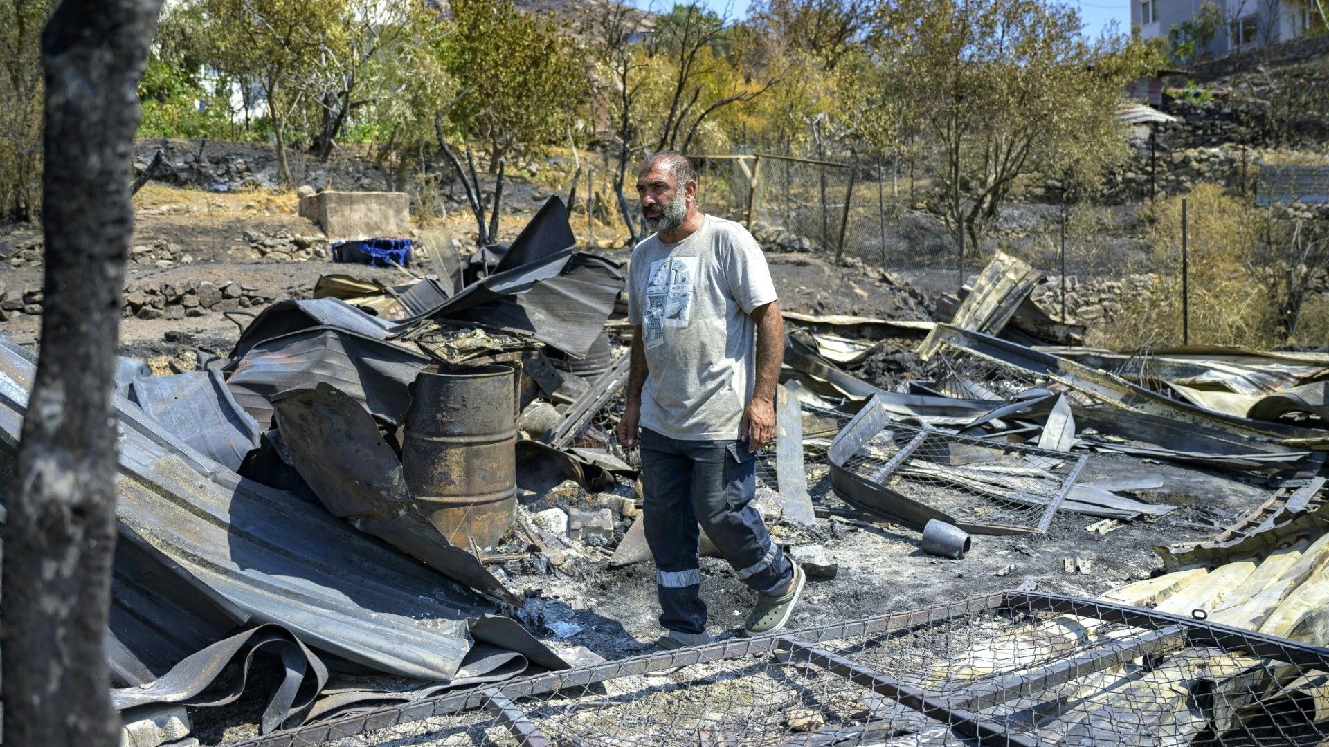 Waldbrand nahe Izmir: Dorfbewohner stehen vor dem Nichts