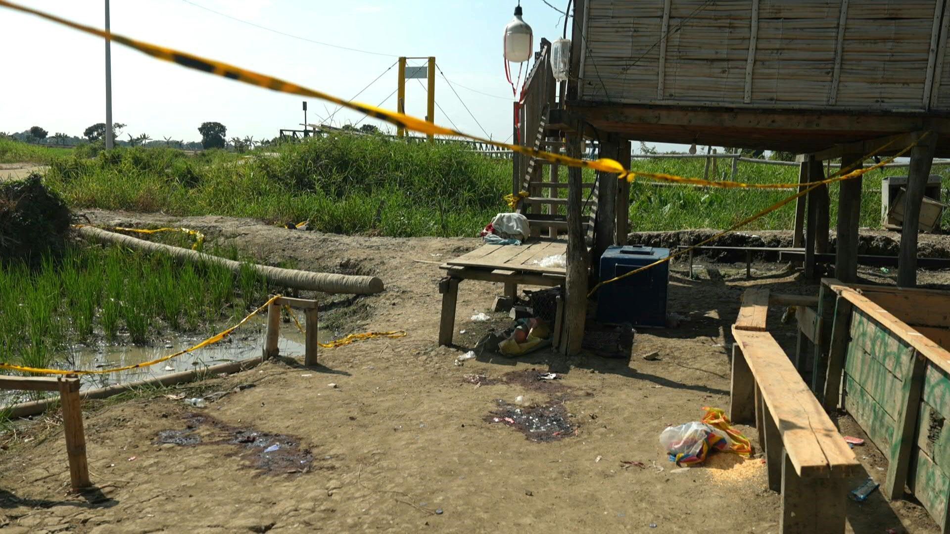 Aftermath of shooting that killed seven in violence-stricken Ecuador