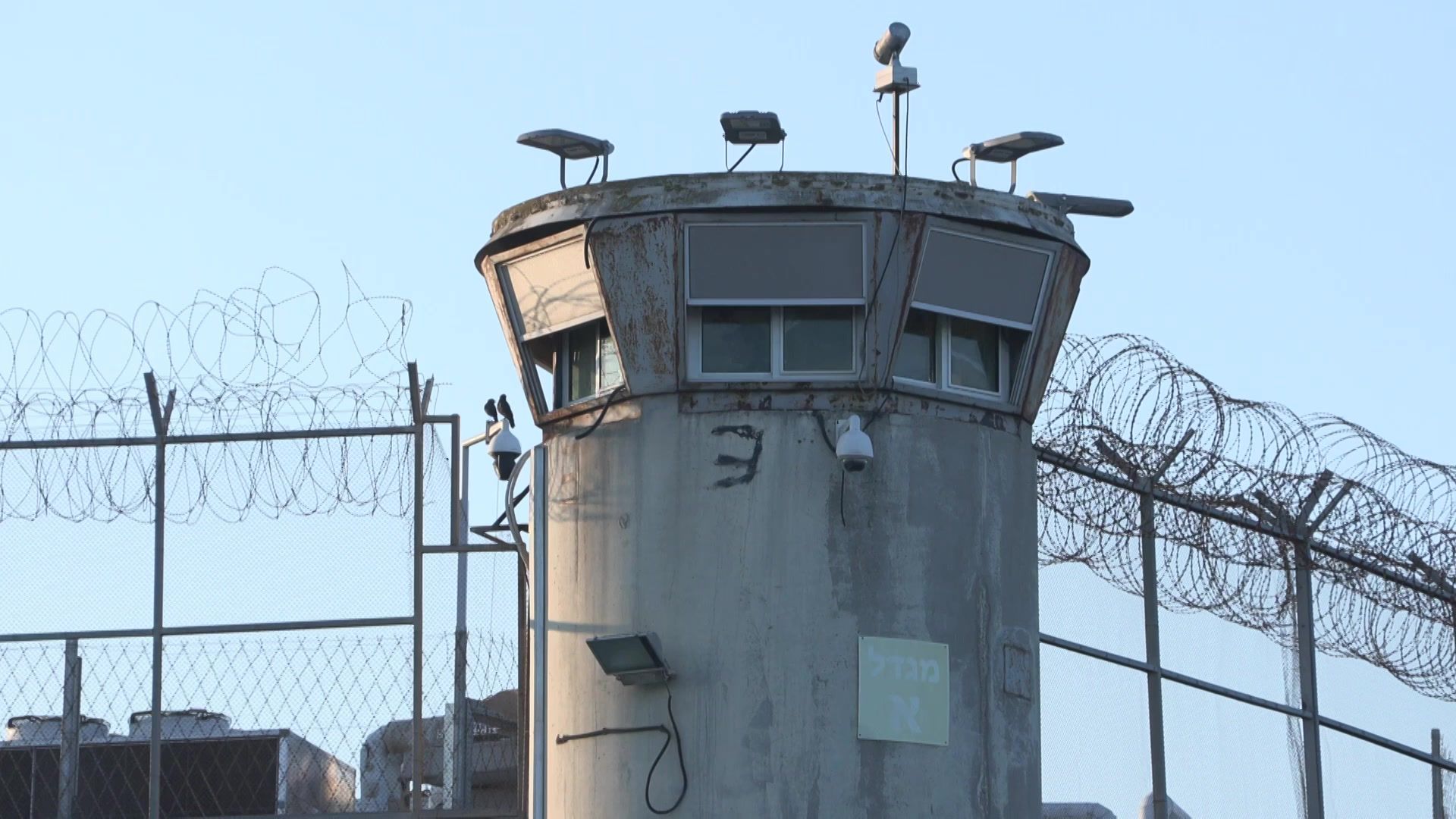 Scene outside Israel's Ofer prison ahead of third hostage-prisoner exchange