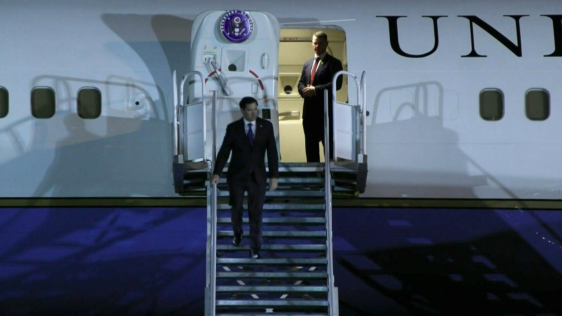 US Secretary of State Rubio arrives in Panama to discuss Trump demands for canal