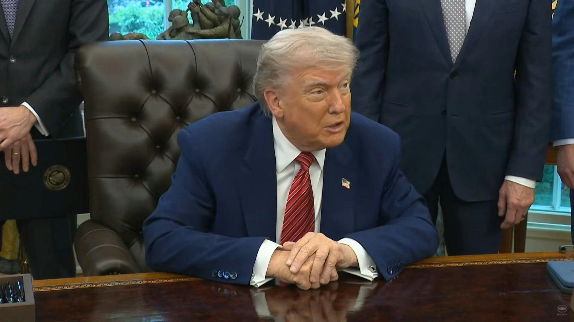 Trump says 'not looking for a deal' with EU, insists tariffs will be 50 percent