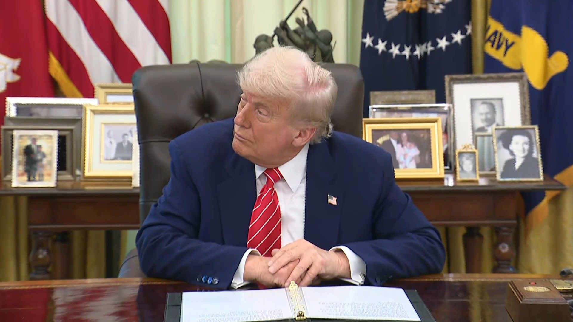Trump says Macrons 'are fine' after plane row video