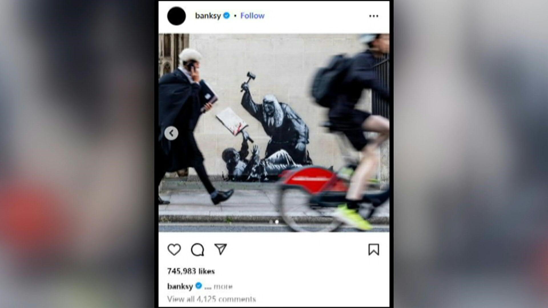Neuer Banksy in London aufgetaucht und bereits verdeckt