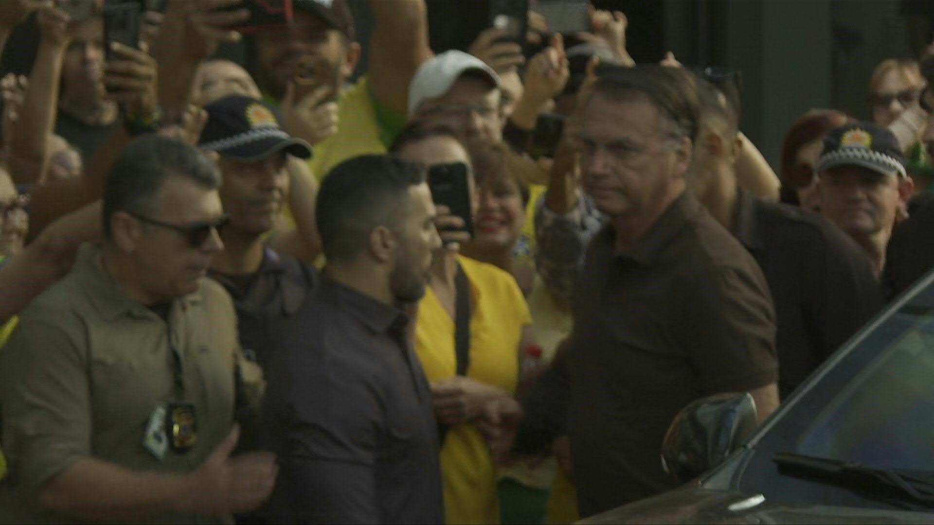 Brazil's Bolsonaro arrives at hospital for surgery