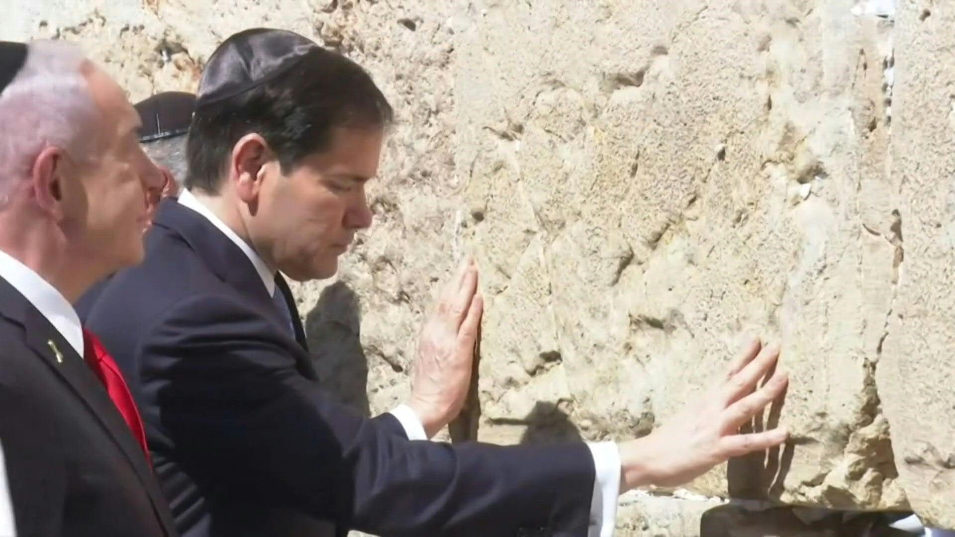 Rubio, Netanyahu visit Western Wall in Jerusalem