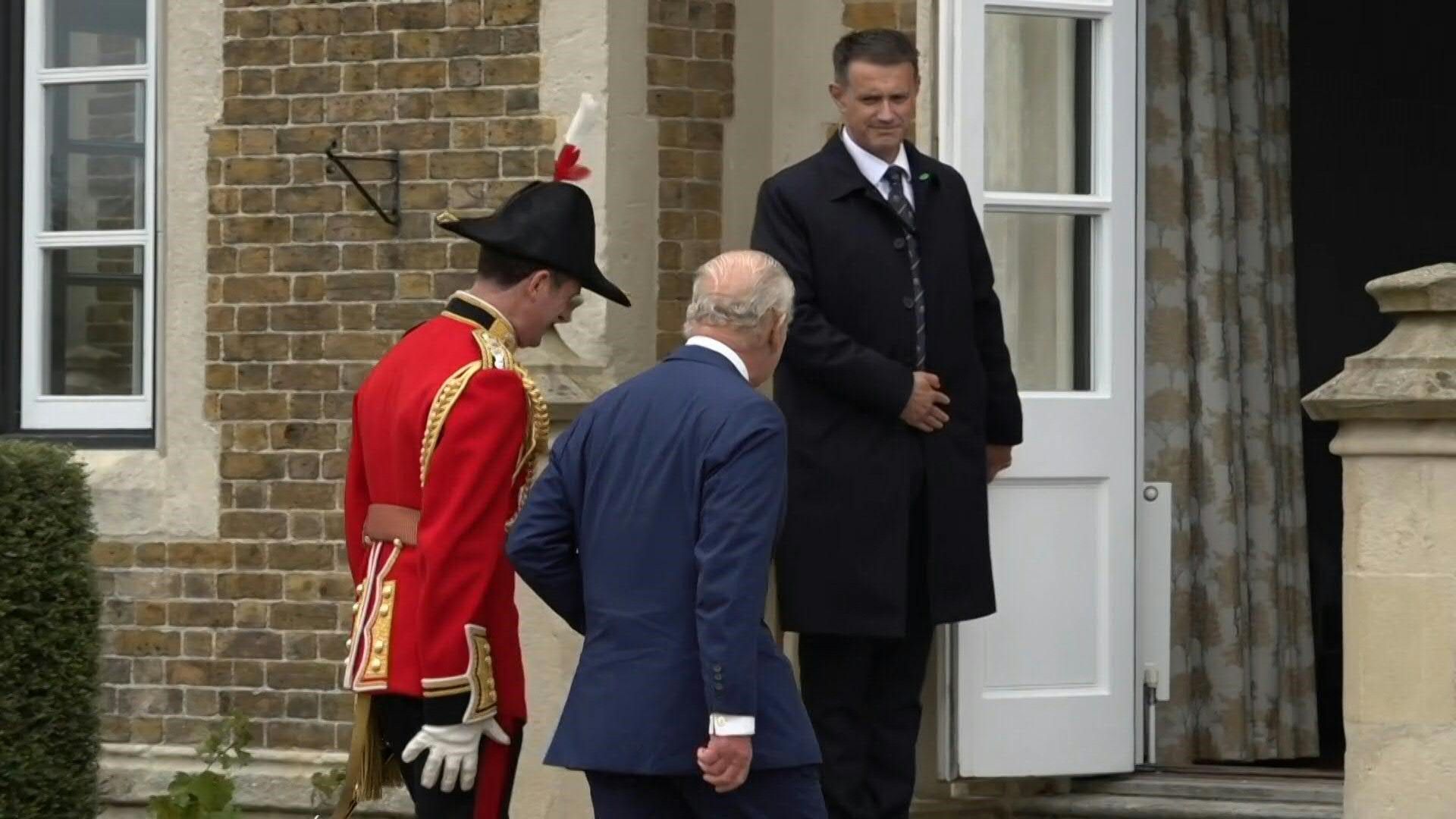 King Charles and Camilla arrive in Windsor ahead of Trump's state visit