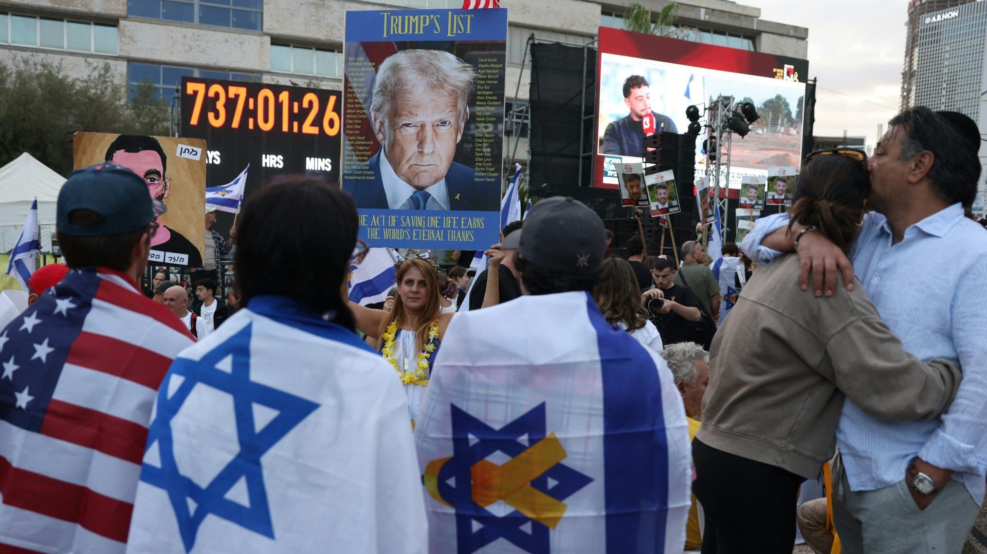 Video: Menschen in Israel warten angespannt auf Freilassung der Geiseln