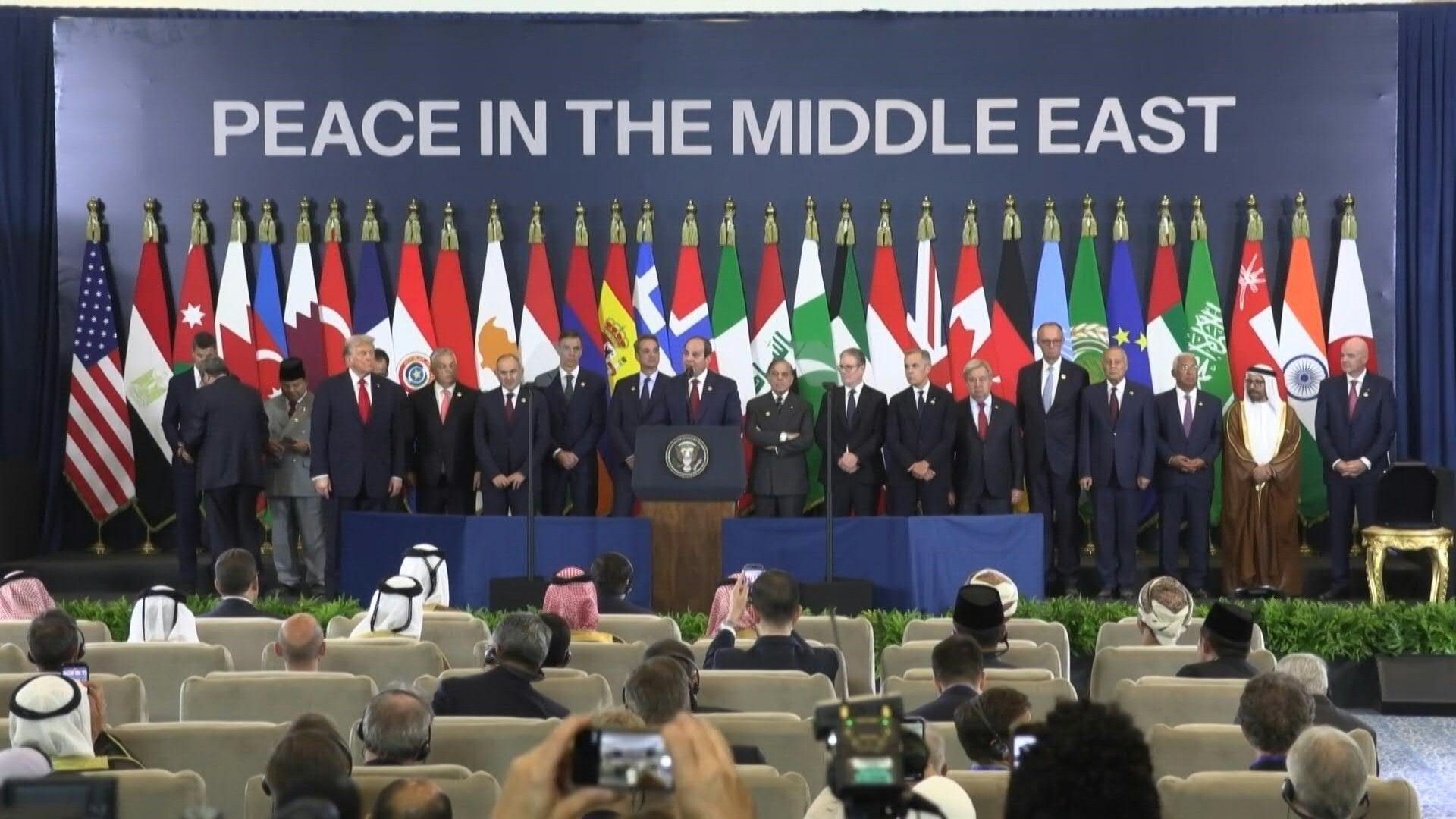 World leaders attend Gaza peace summit in Sharm El-Sheikh