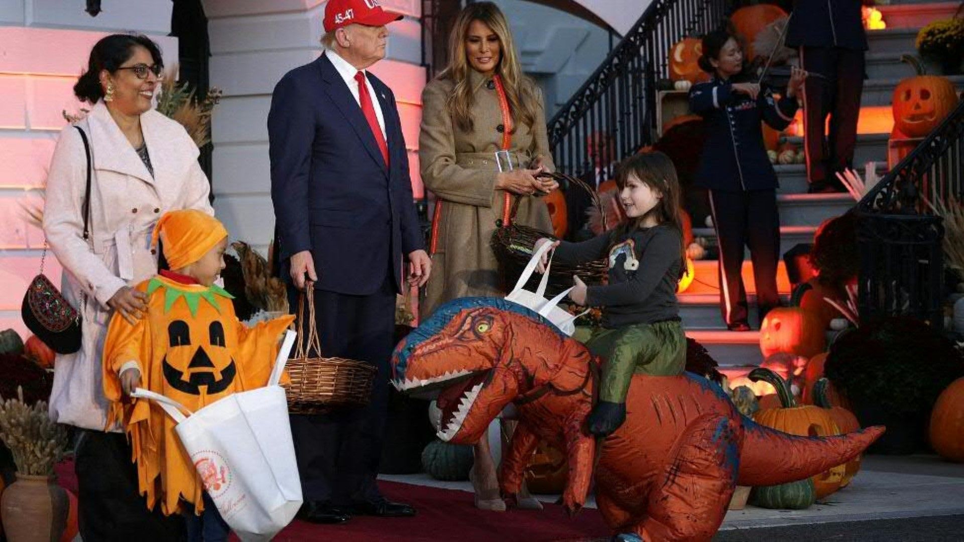So feiern die Trumps Halloween
