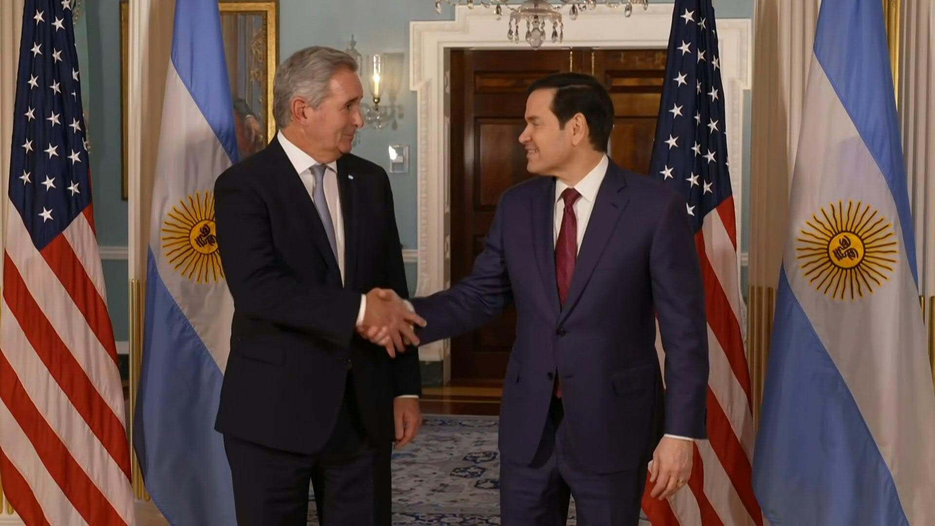Video: US Secretary of State Marco Rubio meets Argentine Foreign Minister Pablo Quirno