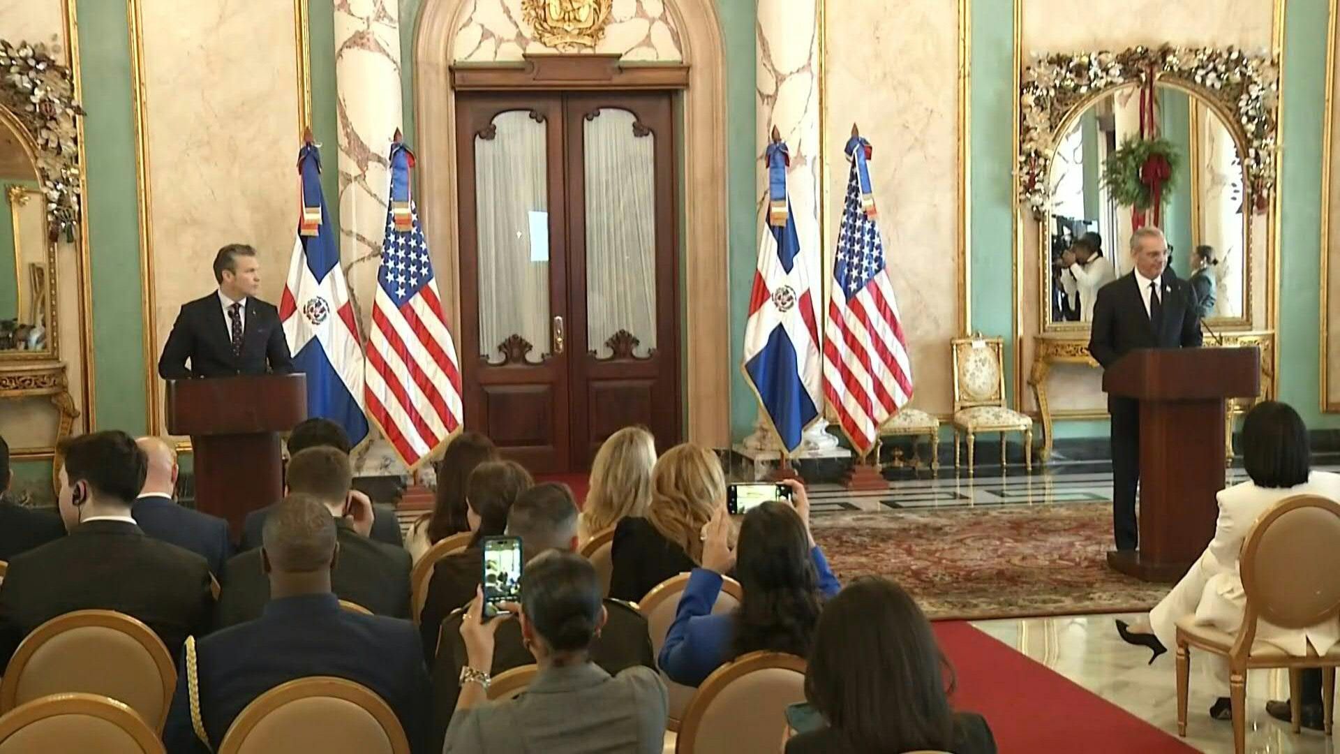 Video: US War Secretary arrives to the Dominican Republic amid US-Venezuela row