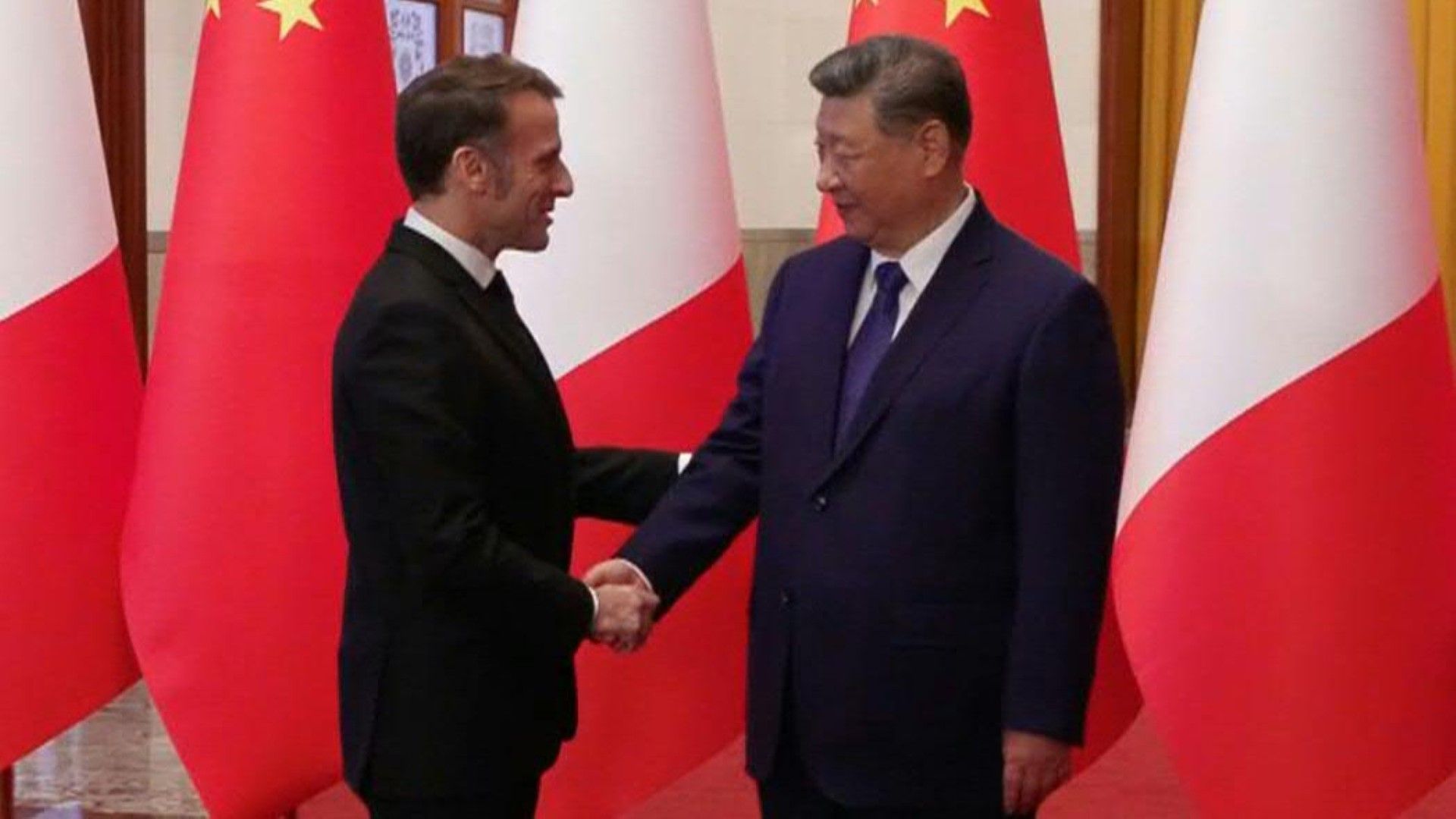 Xi-Jinping-greets-France-s-Macron-in-Beijing-ahead-of-two-day-visit