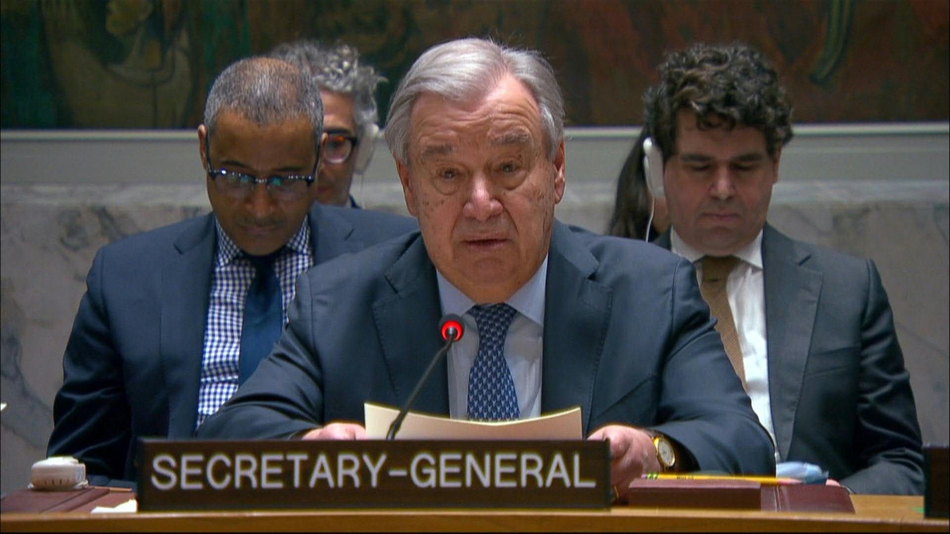 Video: Mideast military action risks 'igniting' uncontrollable chain of events: UN chief