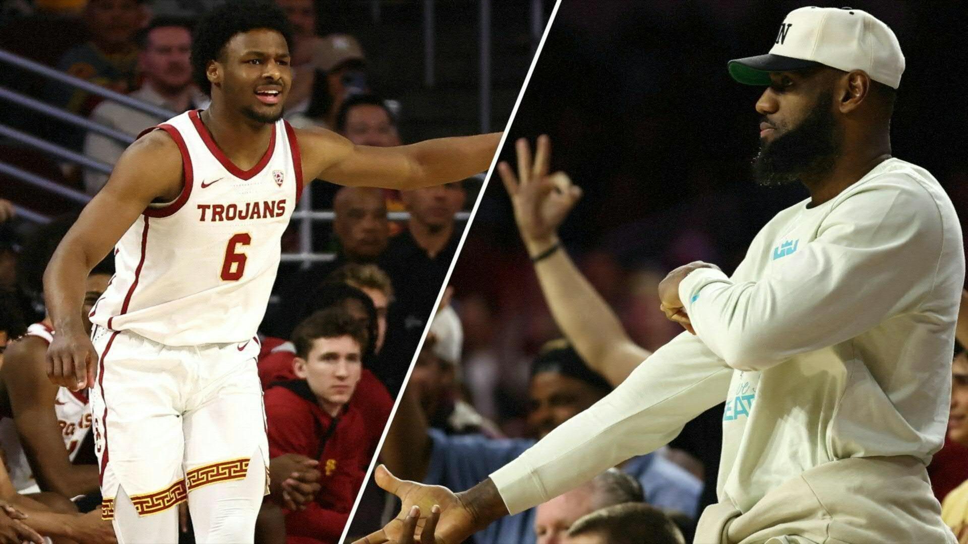 Nach Herzstillstand: Bronny James feiert College-Debüt