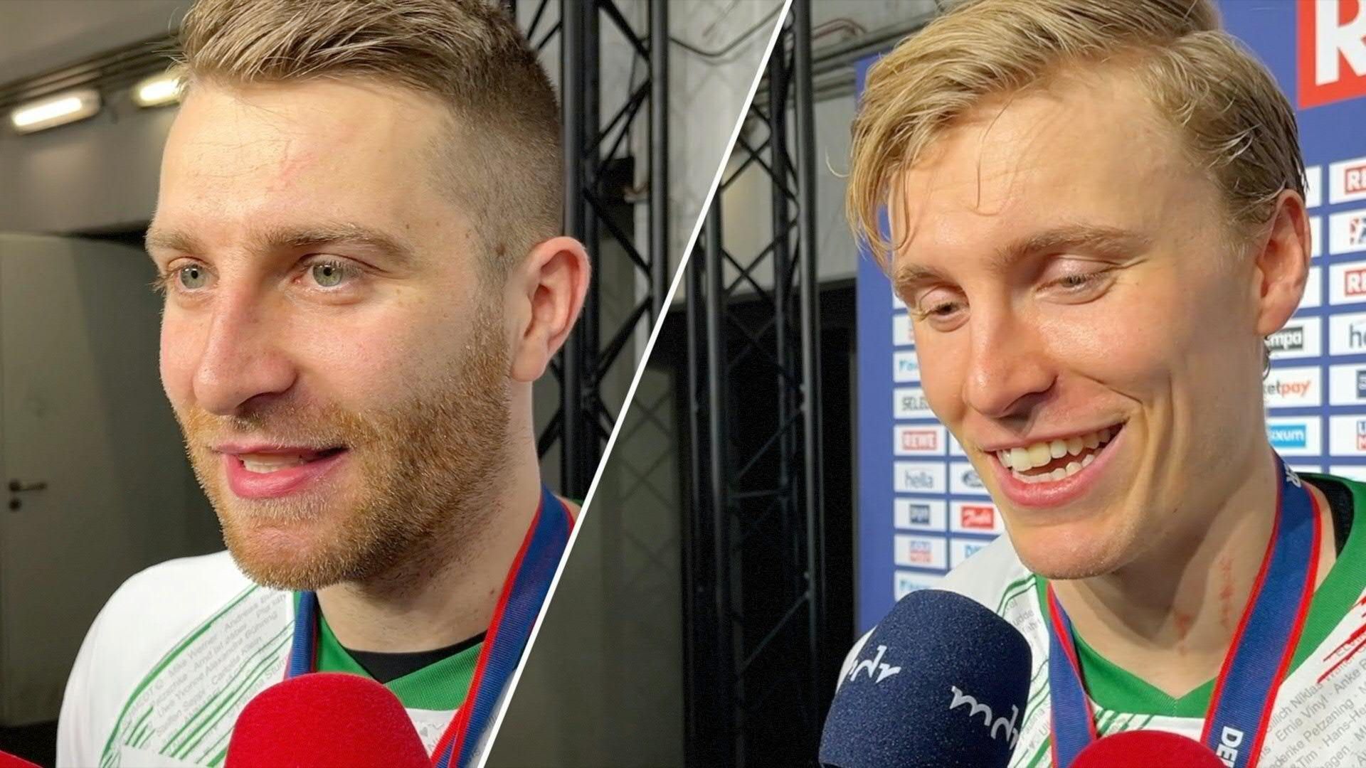 Portner "ein Teil des Teams": SC Magdeburg stürmt zum Pokalsieg