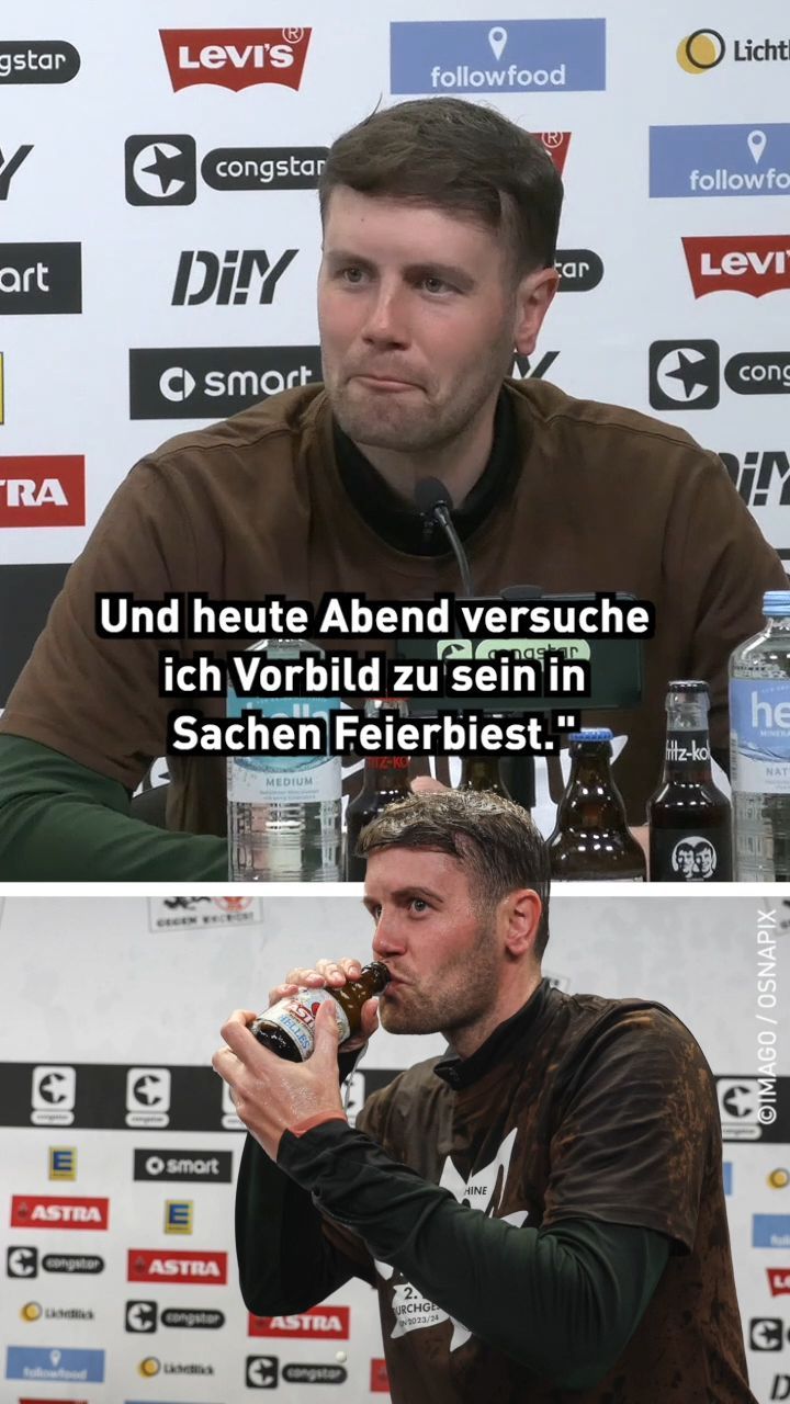 Fabian Hürzeler, das Feierbiest!