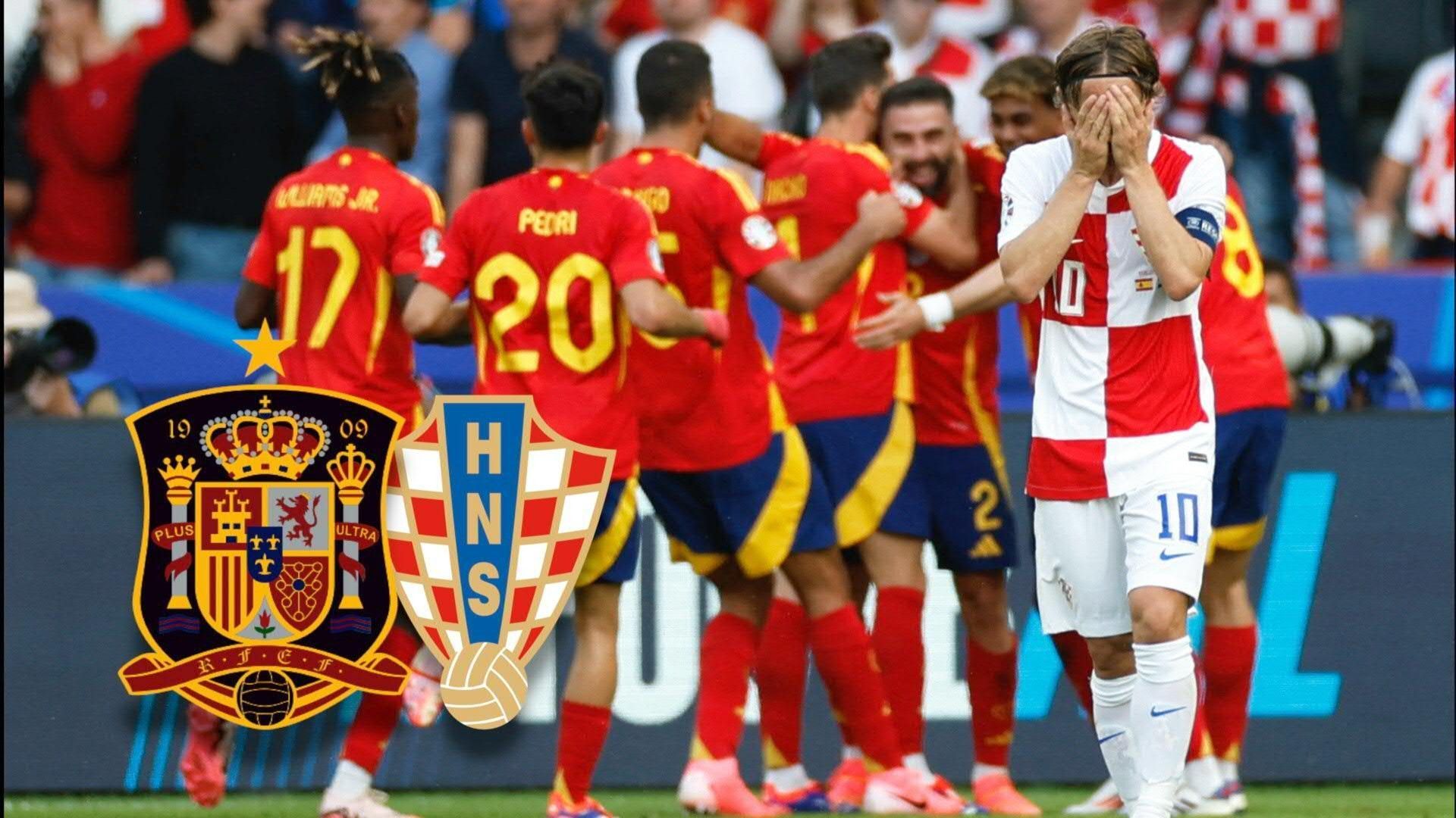 EM 2024: Spanien schlägt Kroatien deutlich