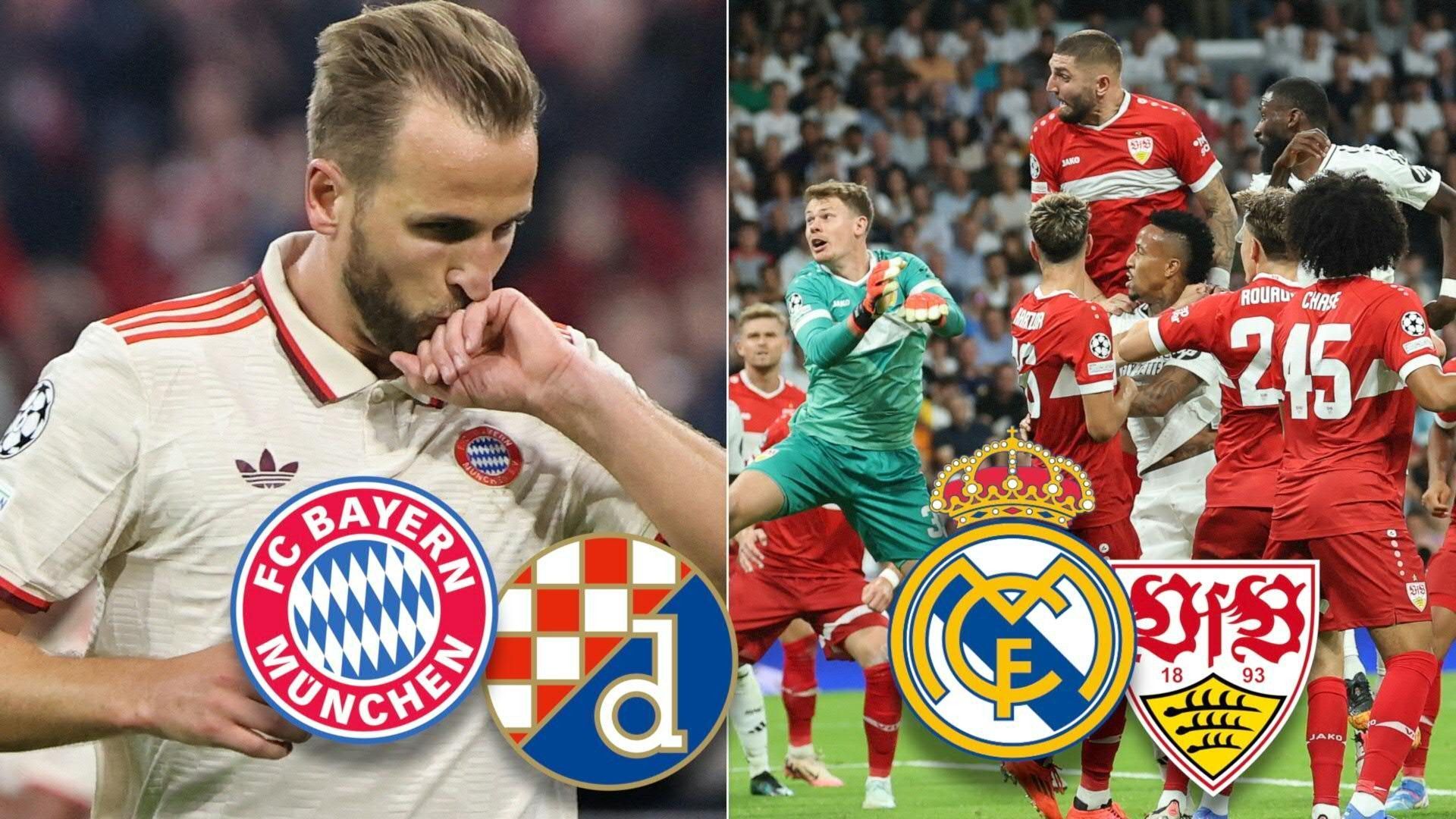 Furioser CL-Auftakt: Bayern mit Torfestival - VfB nah dran in Madrid