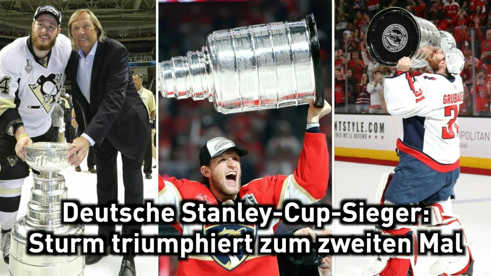 Video: Sturm triumphiert zum zweiten Mal: Die deutschen Stanley-Cup-Sieger