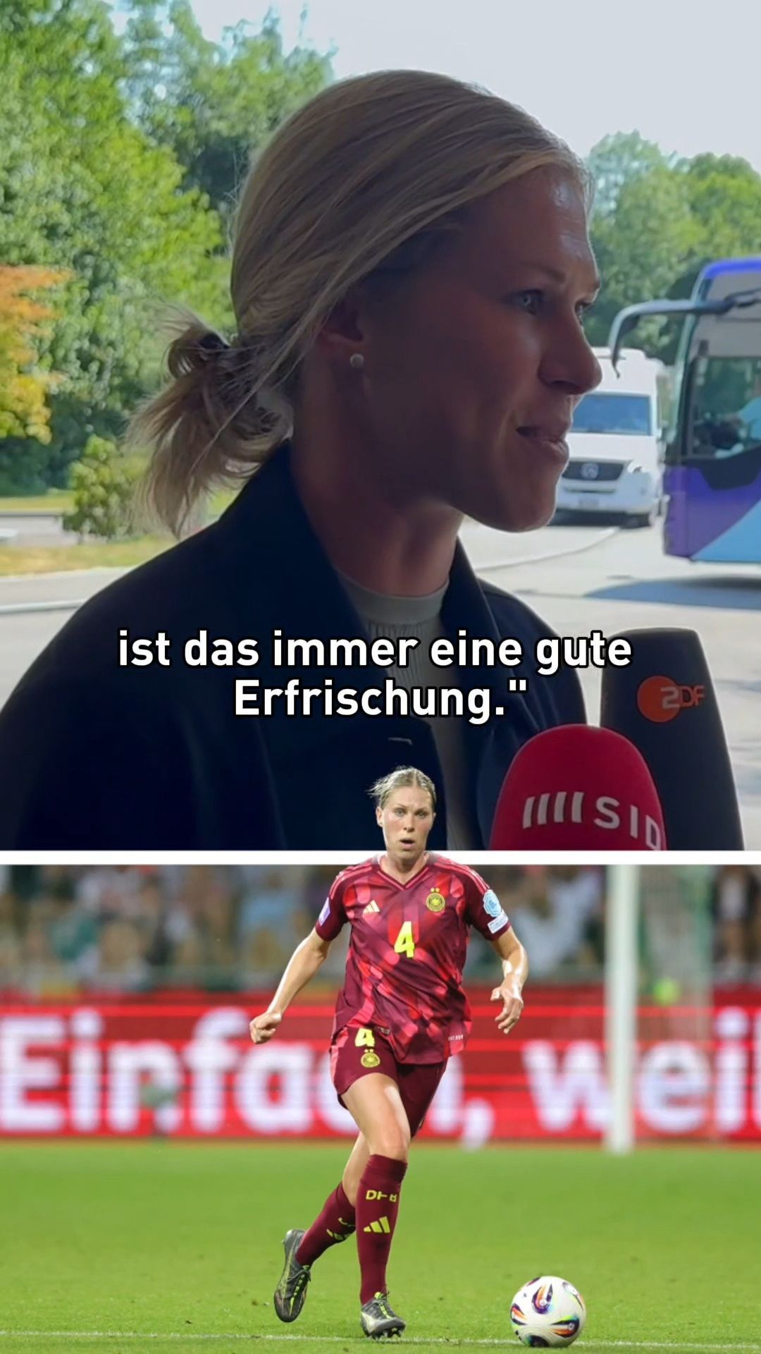 Pool und Eisbad: How Knaak and the DFB women stay cool in the heat 🧊