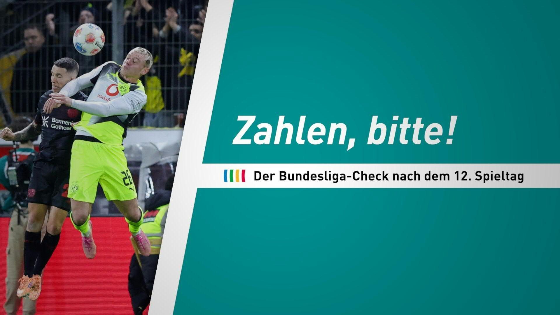 Zahlen, bitte! Der Bundesliga-Check nach dem 12. Spieltag