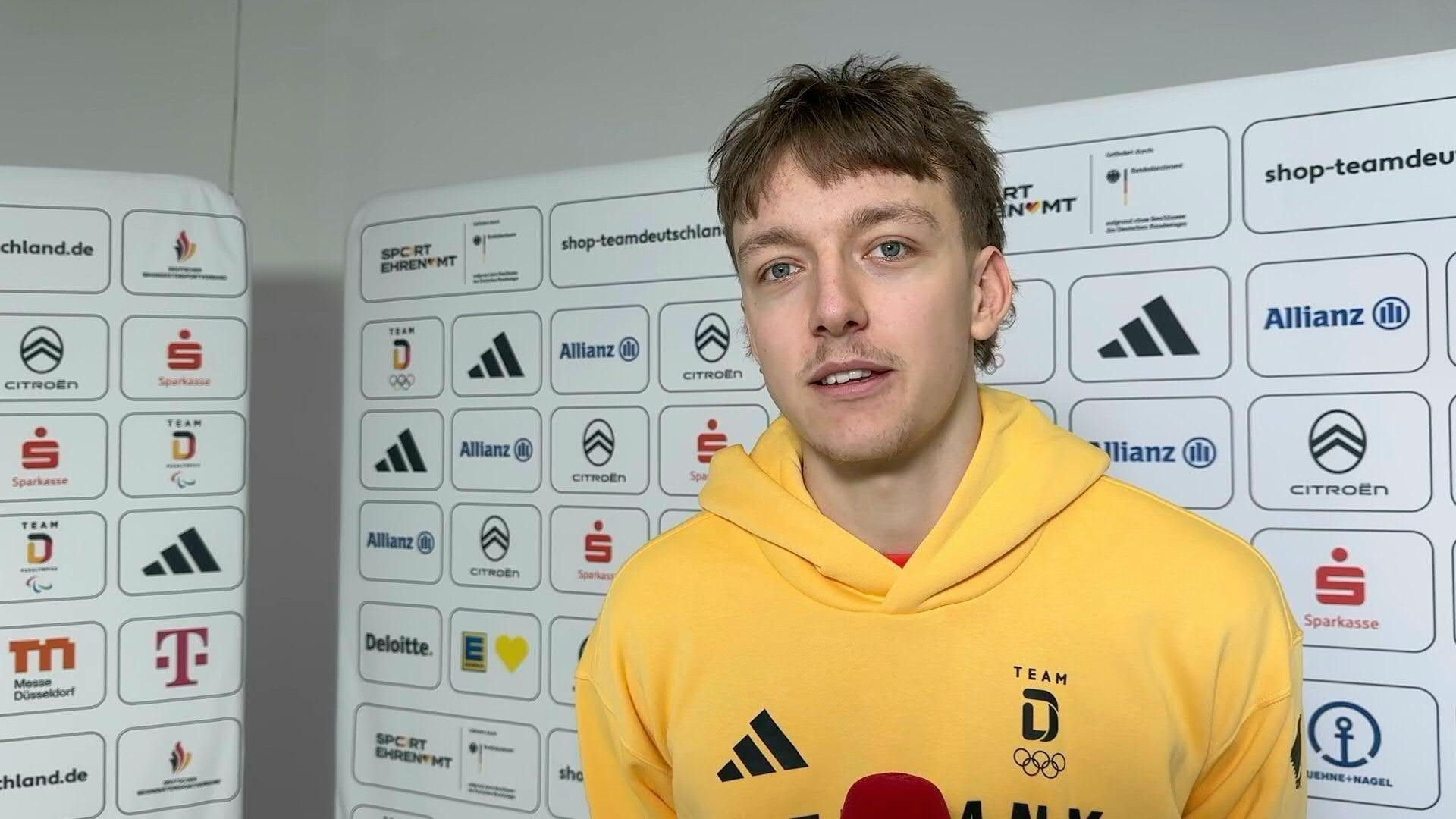 Video: "Dafür gebe ich alles": Sonnekalb peilt Olympia-Topplatzierung an