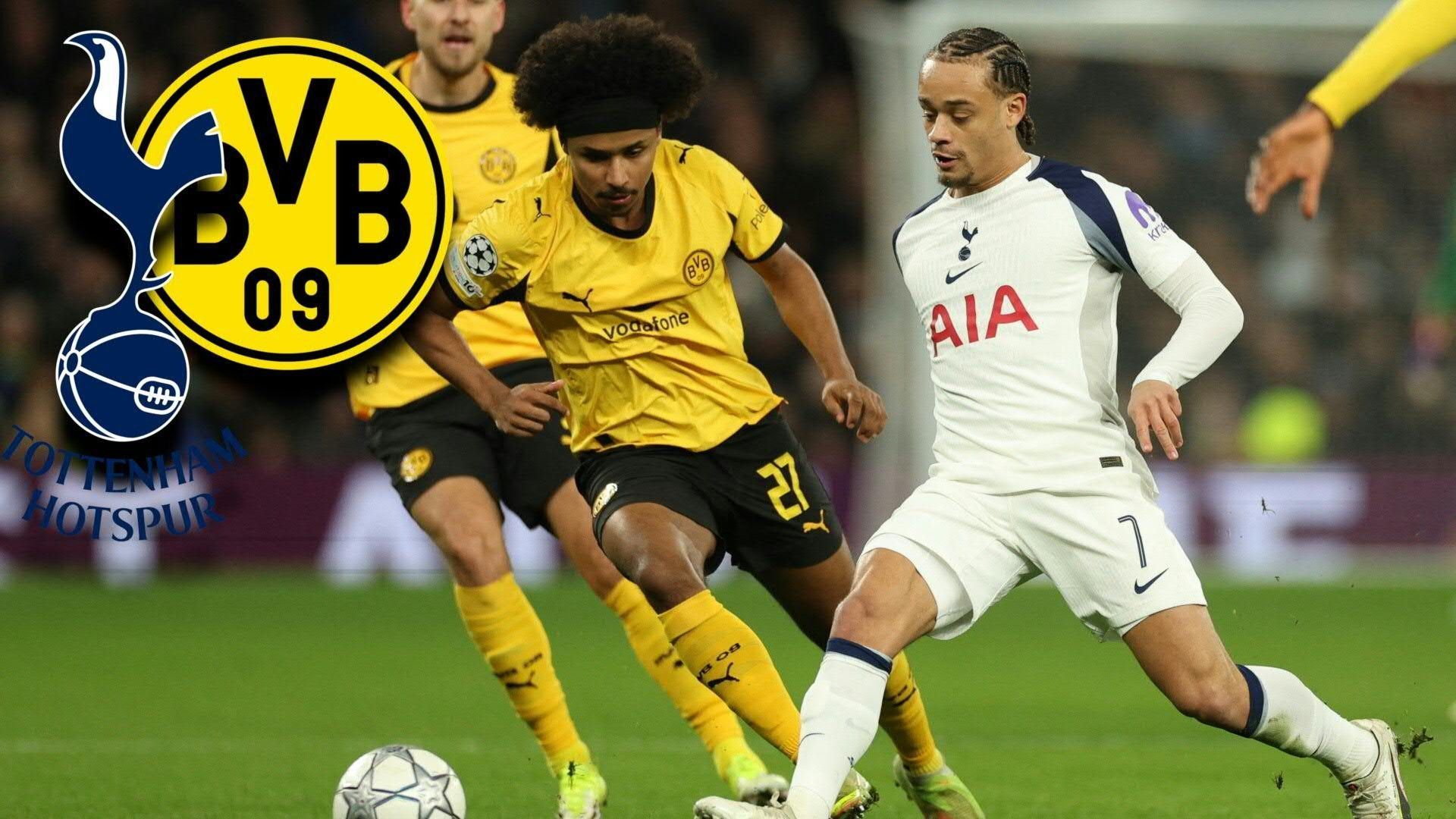 Video: 60 Minuten in Unterzahl: Dortmund ohne Chance bei Tottenham