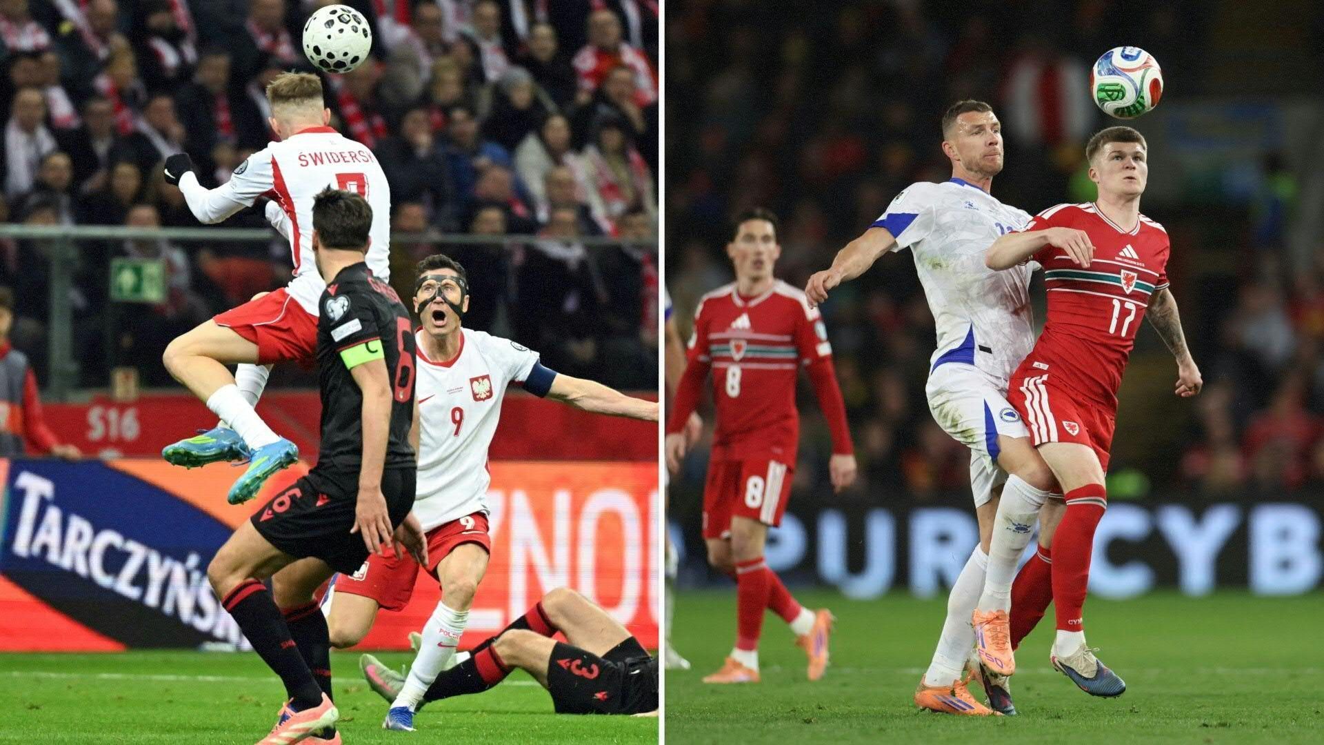 Video: Polen dreht die Partie gegen Albanien - Bosnien-Herzegowina setzt sich im Elfmeterschießen durch.