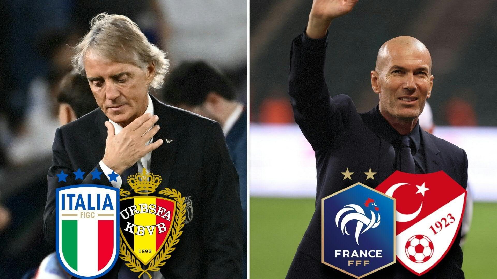 Video: Italien verliert auch unter Mancini - Zidane startet mit Sieg