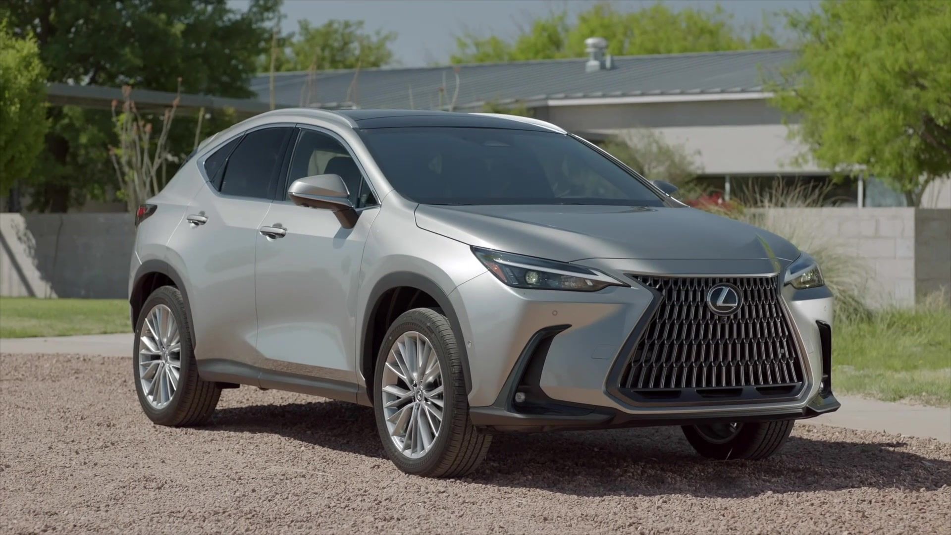 2022 Lexus NX 350h HV Model Design in Atomic Silver