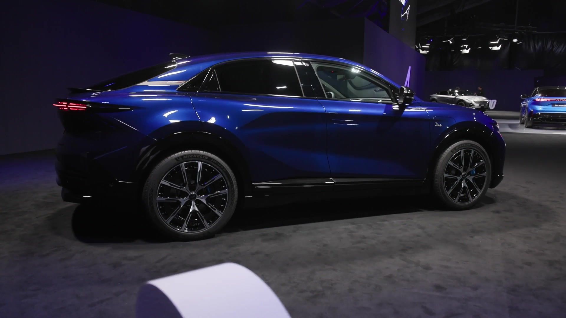 Alpine A390 GT Design Preview in Bleu Abysse